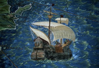 Galleon (detail) by Ignazio Danti